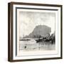 Monjuich, from the Harbour, Barcelona, Spain-null-Framed Giclee Print