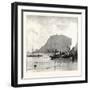 Monjuich, from the Harbour, Barcelona, Spain-null-Framed Giclee Print