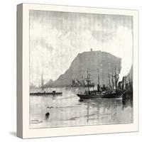 Monjuich, from the Harbour, Barcelona, Spain-null-Stretched Canvas