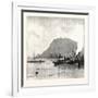 Monjuich, from the Harbour, Barcelona, Spain-null-Framed Giclee Print