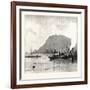 Monjuich, from the Harbour, Barcelona, Spain-null-Framed Giclee Print