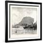 Monjuich, from the Harbour, Barcelona, Spain-null-Framed Giclee Print