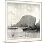 Monjuich, from the Harbour, Barcelona, Spain-null-Mounted Giclee Print