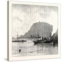 Monjuich, from the Harbour, Barcelona, Spain-null-Stretched Canvas