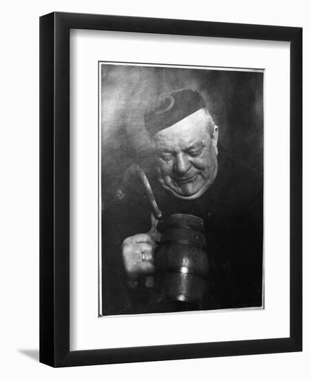 Monk and Mug-null-Framed Photographic Print