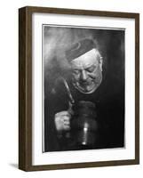 Monk and Mug-null-Framed Photographic Print