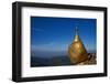 Monk and Pilgrims, Kyaiktiyo Golden Rock, Mon State, Myanmar (Burma), Asia-Tuul-Framed Photographic Print