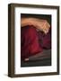 Monk at Prayer in Sule Paya-Jon Hicks-Framed Photographic Print