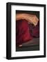 Monk at Prayer in Sule Paya-Jon Hicks-Framed Photographic Print