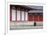 Monk at Shitenno-Ji Temple, Tennoji, Osaka, Kansai, Japan-Ian Trower-Framed Photographic Print