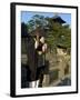 Monk at Toji Temple, Kyoto City, Honshu, Japan-Christian Kober-Framed Photographic Print