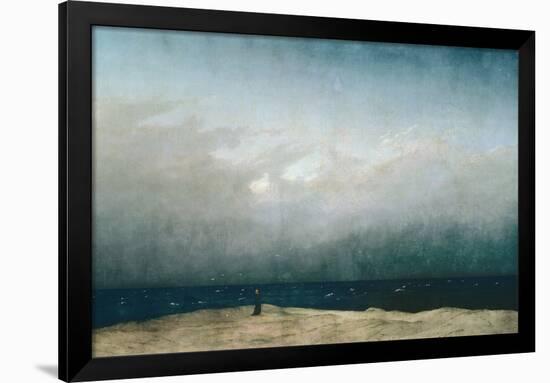 Monk by Sea, 1809-Caspar David Friedrich-Framed Premium Giclee Print