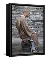 Monk, Dali Old Town, Yunnan Province, China-Jochen Schlenker-Framed Stretched Canvas