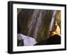 Monk Demonstrating Meditation at Zen Music Shaolin Grand Ceremony, Shaolin, Henan Province, China-Christian Kober-Framed Premium Photographic Print