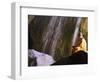 Monk Demonstrating Meditation at Zen Music Shaolin Grand Ceremony, Shaolin, Henan Province, China-Christian Kober-Framed Photographic Print