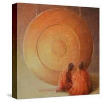 Monk, Gong and Pupil-Lincoln Seligman-Stretched Canvas