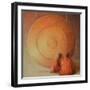 Monk, Gong and Pupil-Lincoln Seligman-Framed Giclee Print
