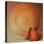 Monk, Gong and Pupil-Lincoln Seligman-Stretched Canvas