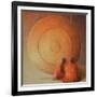 Monk, Gong and Pupil-Lincoln Seligman-Framed Giclee Print