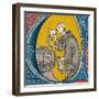 Monk in Wine-Cellar-null-Framed Photographic Print