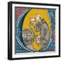 Monk in Wine-Cellar-null-Framed Photographic Print