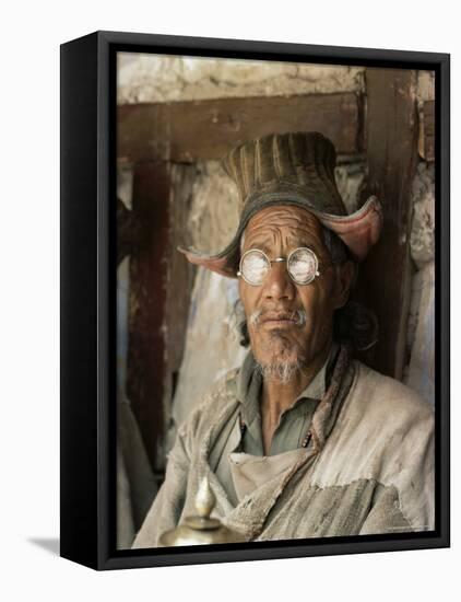 Monk, Ladakh, India-Sybil Sassoon-Framed Stretched Canvas