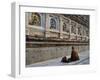 Monk, Mahabodhi Temple, Bodh Gaya (Bodhgaya), Gaya District, Bihar, India, Asia-Jochen Schlenker-Framed Photographic Print