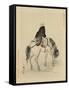 Monk on Horse-null-Framed Stretched Canvas