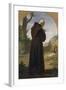 Monk Praying at a Grave, 1867-null-Framed Giclee Print