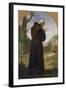 Monk Praying at a Grave, 1867-null-Framed Giclee Print