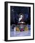 Monk Praying Near Buddha Statue, Thailand-Merrill Images-Framed Photographic Print