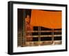 Monk Reading, Vientiane, Laos, Indochina, Southeast Asia, Asia-Godong-Framed Photographic Print