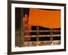 Monk Reading, Vientiane, Laos, Indochina, Southeast Asia, Asia-Godong-Framed Photographic Print