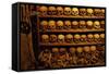 Monk Remnants at Great Meteoron Ossuary-Paul Souders-Framed Stretched Canvas