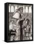 Monk's School-Richard Hook-Framed Stretched Canvas