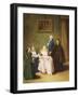 Monk's Visit-Pietro Longhi-Framed Giclee Print