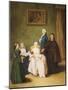 Monk's Visit-Pietro Longhi-Mounted Giclee Print