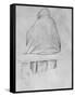 Monk Seated on a Bench, Seen from Behind-Antonio Pisani Pisanello-Framed Stretched Canvas