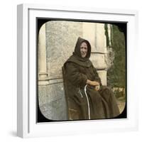 Monk, Sicily, Italy, Late 19th or Early 20th Century-L Toms-Framed Giclee Print