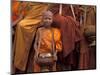 Monk with Alms Wok at That Luang Festival, Laos-Keren Su-Mounted Photographic Print