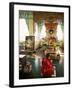 Monk Worshipping, Kuthodaw Pagoda, Mandalay, Myanmar (Burma)-Upperhall-Framed Photographic Print