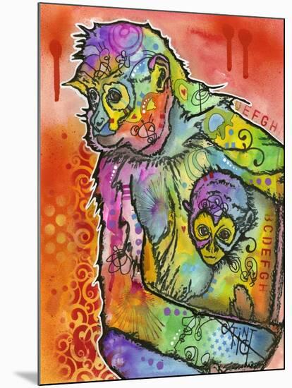 Monkey 1-Dean Russo-Mounted Giclee Print