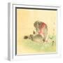 Monkey and Bee-Koson Ohara-Framed Giclee Print