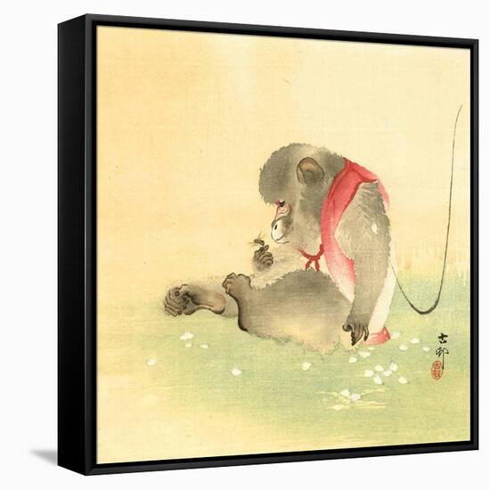 Monkey and Bee-Koson Ohara-Framed Stretched Canvas