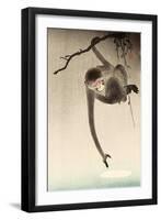 Monkey and Moon-Koson Ohara-Framed Giclee Print