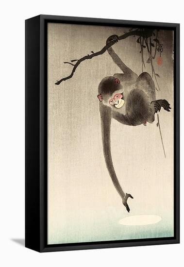 Monkey and Moon-Koson Ohara-Framed Stretched Canvas