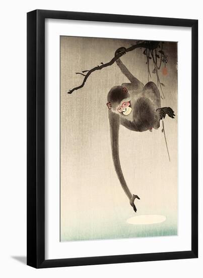 Monkey and Moon-Koson Ohara-Framed Premium Giclee Print