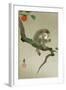 Monkey and Persimmon-Koson Ohara-Framed Giclee Print