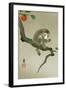 Monkey and Persimmon-Koson Ohara-Framed Giclee Print