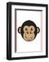 Monkey - Animaru Cartoon Animal Print-Animaru-Framed Giclee Print